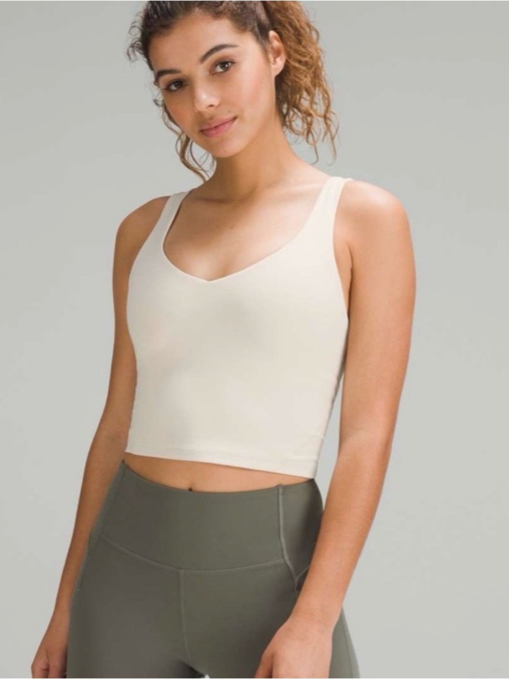 Lululemon Align sports Bra Cropped Tank Size 6 VGUC